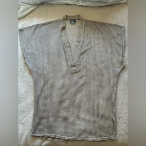 Elif by Jordan Taylor Taupe Knit Tunic